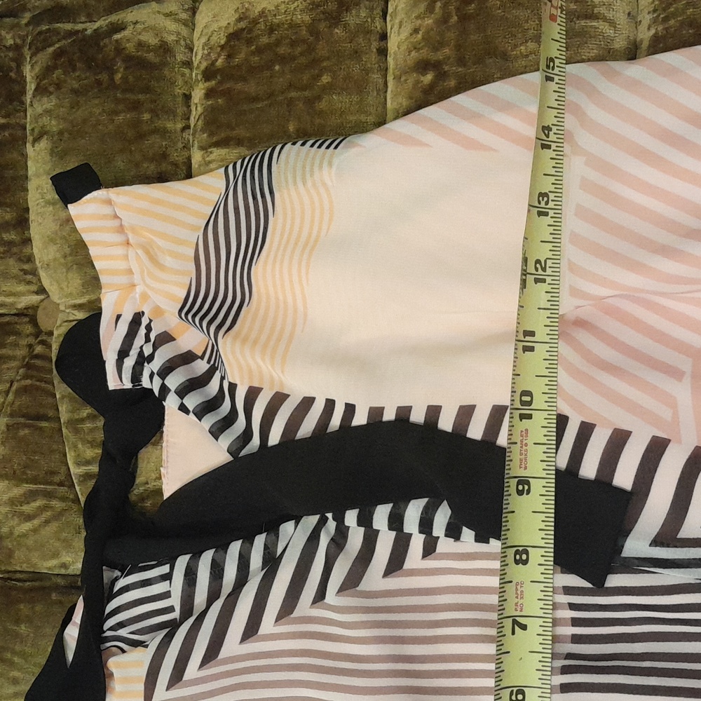 Vince Camuto Pink and Yellow Striped Dress - Picture 6 of 8